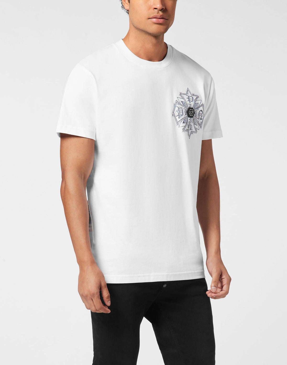 Philipp Plein｜Round Neck T-Shirt Truck Gothic Plein 男款T恤