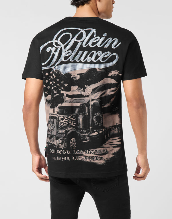 Philipp Plein｜Round Neck T-Shirt Truck Gothic Plein 男款T恤