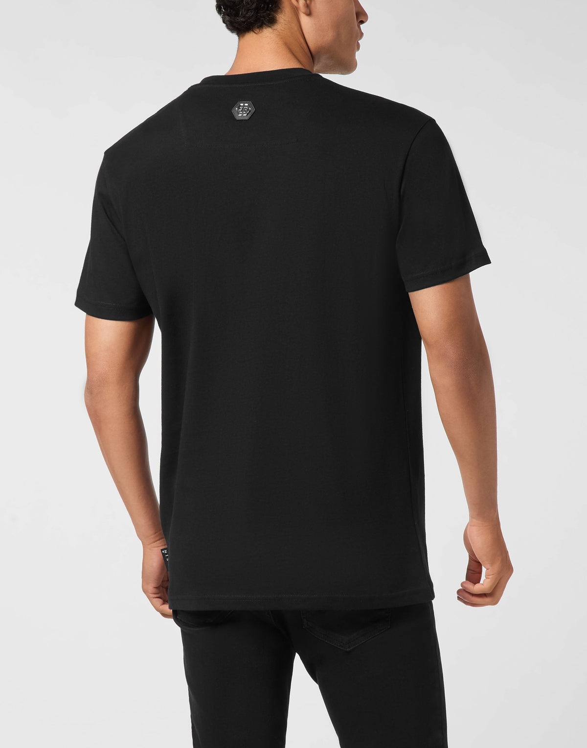 Philipp Plein T-Shirt Bulldog Crystal 側面版型展示