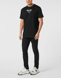 Philipp Plein Greatness 置中刺繡T恤側面版型展示