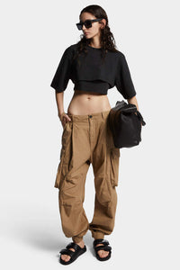 DSQUARED2｜CROPPED LOOSE FIT ICON NEW GENERATION T-SHIRT 女款T恤