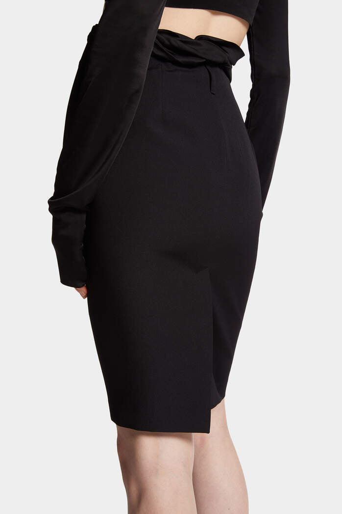 DSQUARED2｜STRETCH WORSTED WOOL PENCIL SKIRT 女款裙子