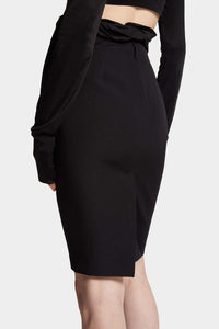 DSQUARED2｜STRETCH WORSTED WOOL PENCIL SKIRT 女款裙子