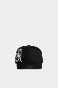 DSQUARED2 ICON SPLASH BASEBALL CAP