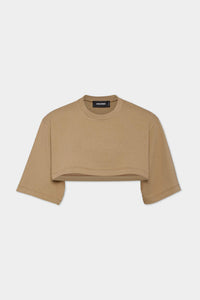 DSQUARED2 CROPPED LOOSE FIT ICON NEW GENERATION T-SHIRT