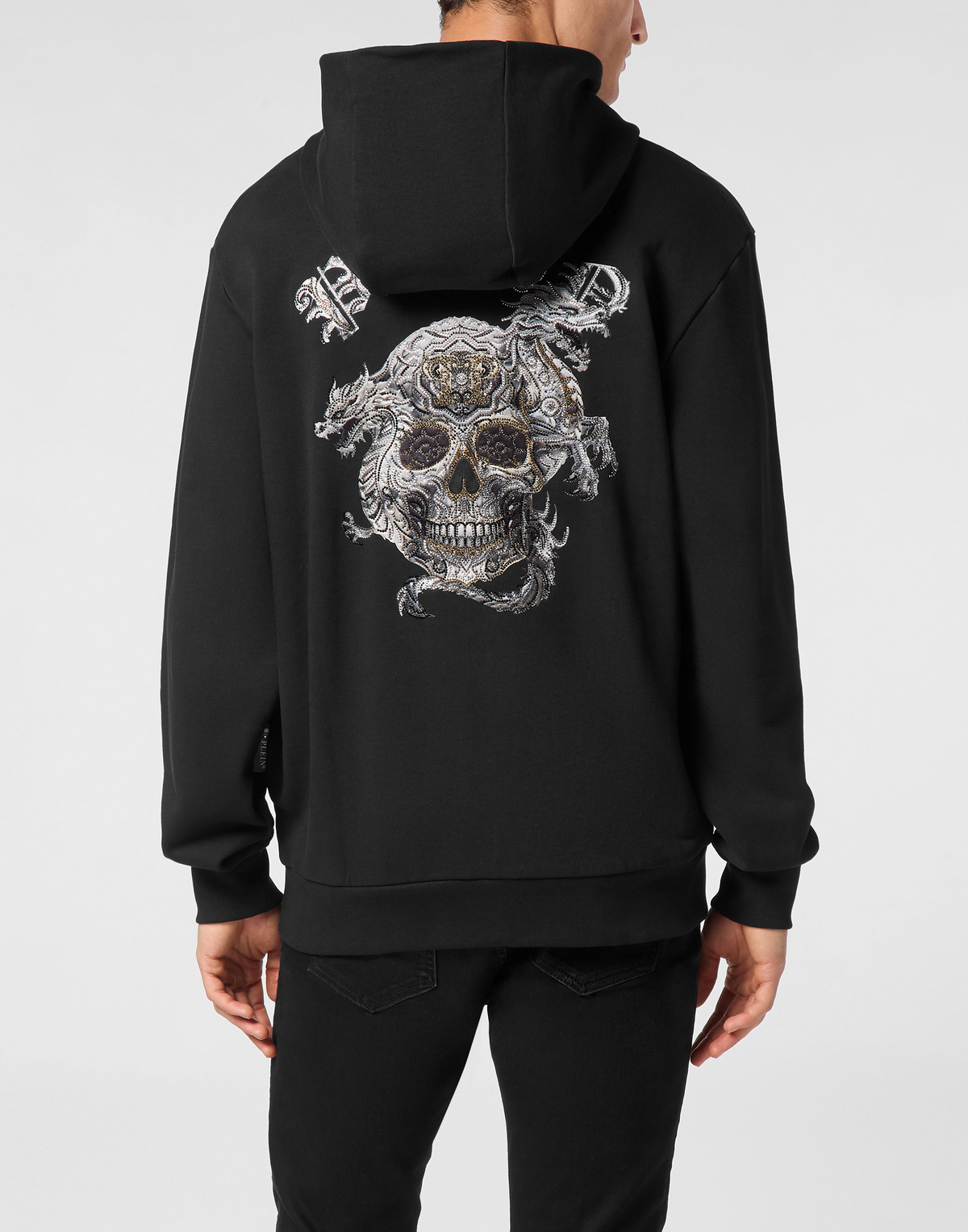 Philipp Plein｜Hoodie Sweatshirt Stones Skull 男款帽T