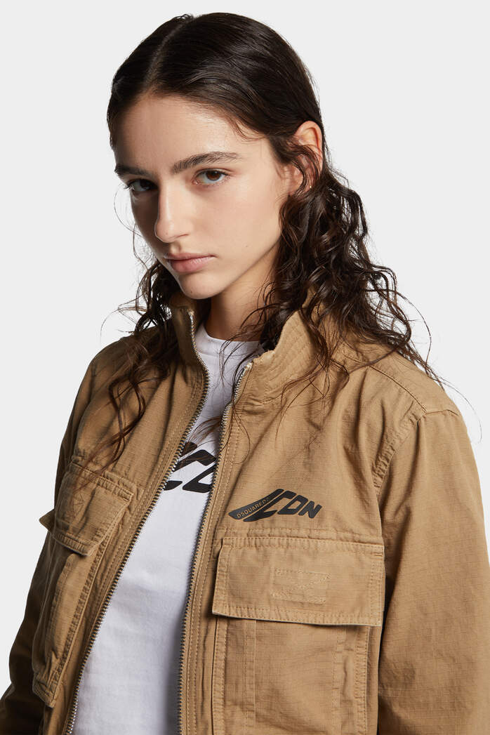 DSQUARED2｜ICON NEW GENERATION DOUBLE POCKET BOMBER 女款夾克