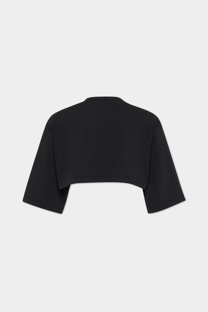 DSQUARED2｜CROPPED LOOSE FIT ICON NEW GENERATION T-SHIRT 女款T恤