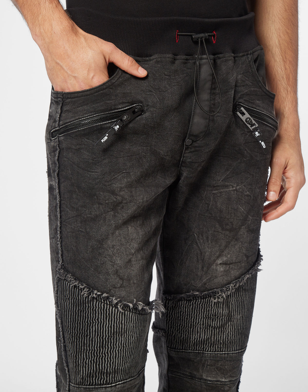 Philipp Plein｜Denim Jogging Trousers 男款運動褲