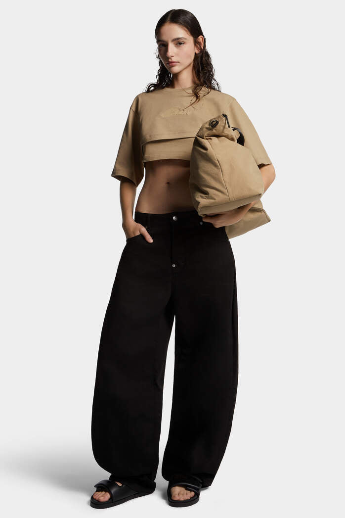 DSQUARED2｜CROPPED LOOSE FIT ICON NEW GENERATION T-SHIRT 女款T恤