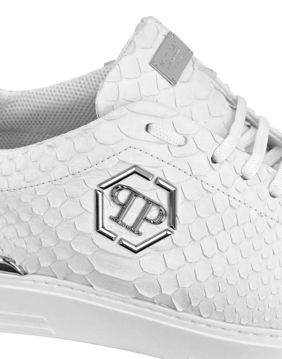 Philipp Plein｜Python Lo-Top Sneakers Luxury white 男款運動鞋