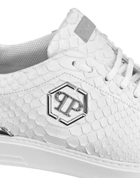 Philipp Plein｜Python Lo-Top Sneakers Luxury white 男款運動鞋