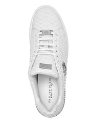 Philipp Plein｜Python Lo-Top Sneakers Luxury white 男款運動鞋