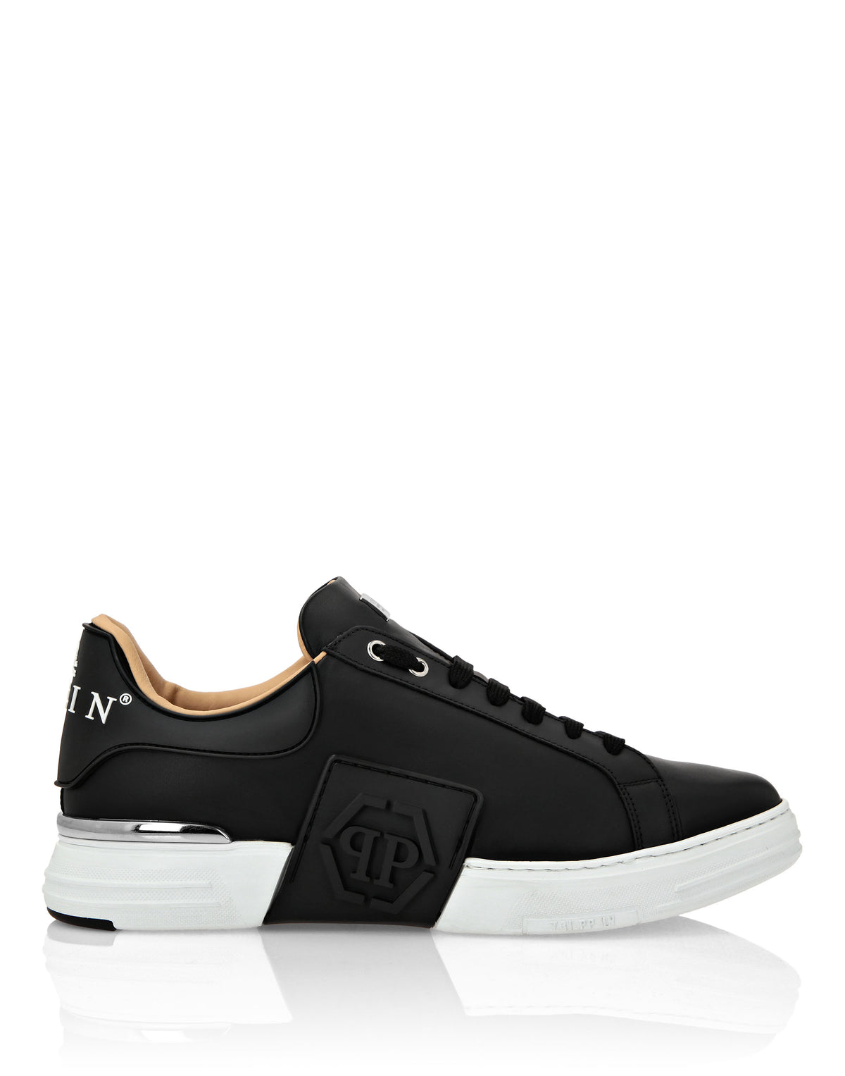 Philipp Plein｜Lo-Top Sneakers Hexagon black / white 男款運動鞋