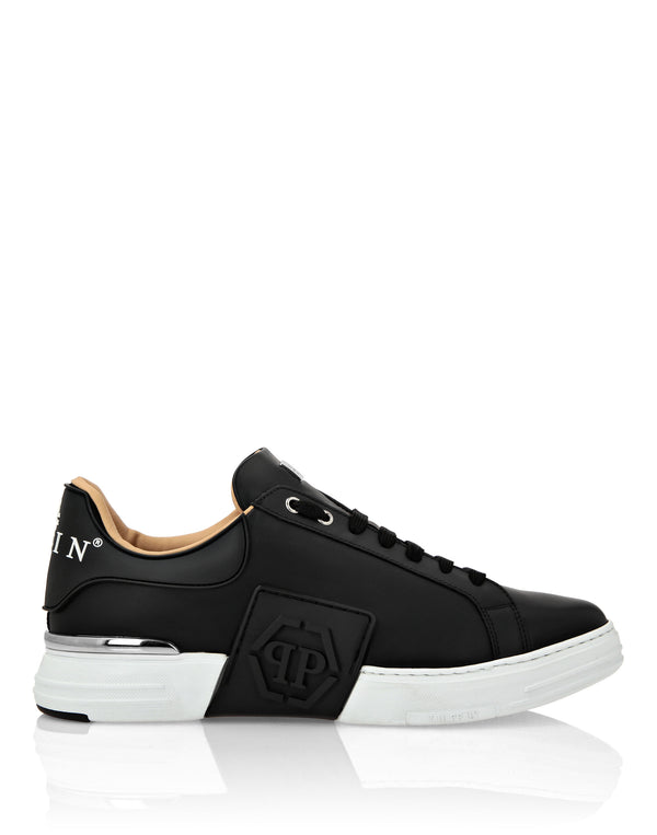 Philipp Plein｜Lo-Top Sneakers Hexagon black / white 男款運動鞋