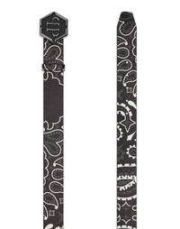 Philipp Plein｜Leather Belt Paisley 皮帶