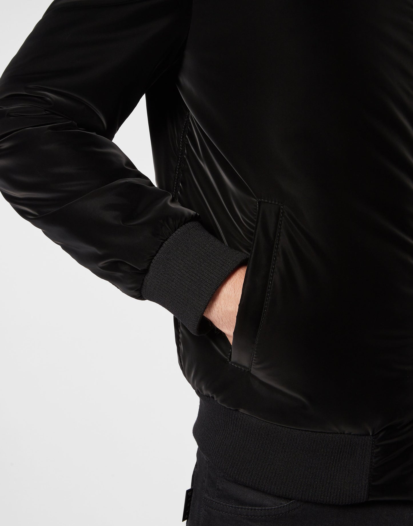 Nylon Bomber black
