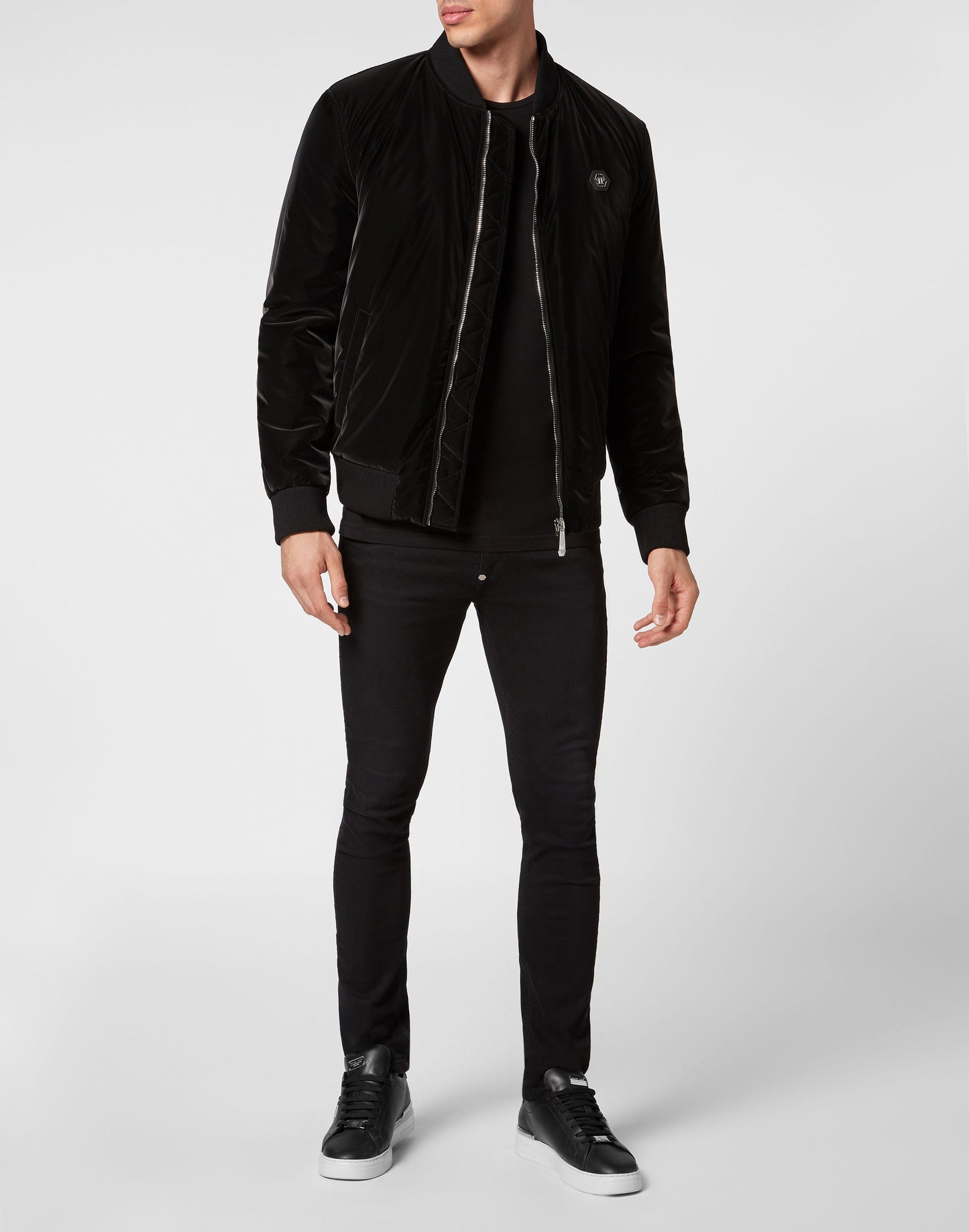 Nylon Bomber black