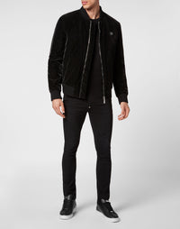 Philipp Plein｜Nylon Bomber black 男款夾克