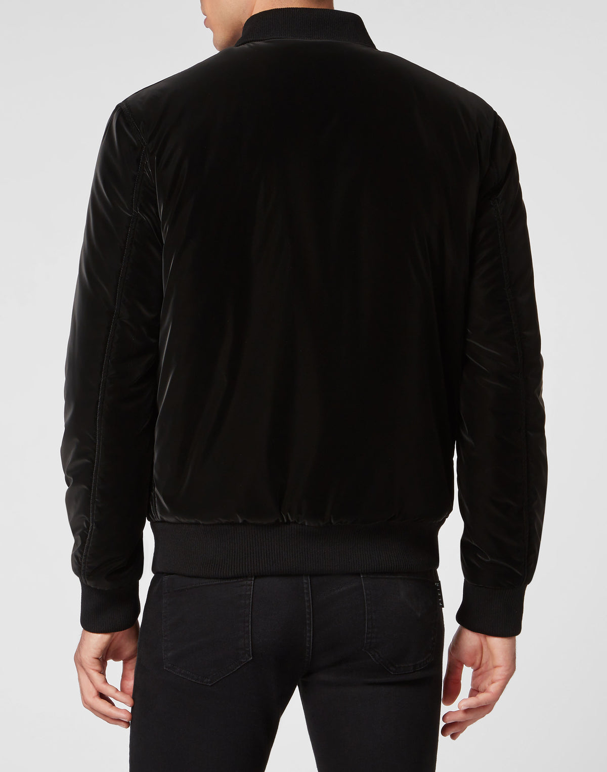 Philipp Plein｜Nylon Bomber black 男款夾克