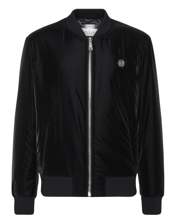 PHILIPP PLEIN Nylon Bomber black