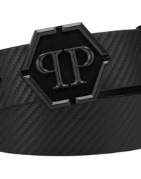 Philipp Plein｜Carbon Belt Hexagon 皮帶