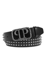 Philipp Plein｜Leather Belt Studs 皮帶