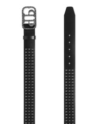 Philipp Plein｜Leather Belt Studs 皮帶