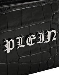 Philipp Plein｜Crocco Printed Leather French Wallet Gothic Plein 皮夾