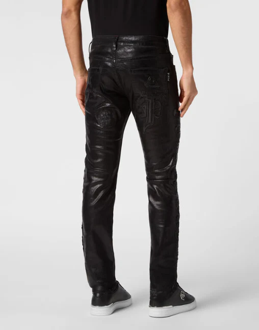 Philipp Plein｜Super Straight Cut Trousers Gothic Plein 男款長褲