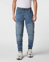 Philipp Plein｜Jogging Denim Trousers 男款牛仔褲