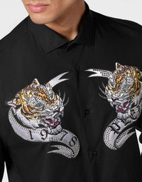 Philipp Plein｜Shirt Sugar Daddy Cut LS Tattoo 男款襯衫