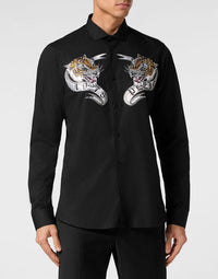 Philipp Plein｜Shirt Sugar Daddy Cut LS Tattoo 男款襯衫