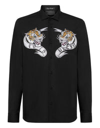 PHILIPP PLEIN Shirt Sugar Daddy Cut LS Tattoo