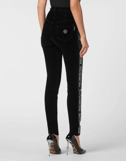 Super High Waist Jegging Crystal Plein