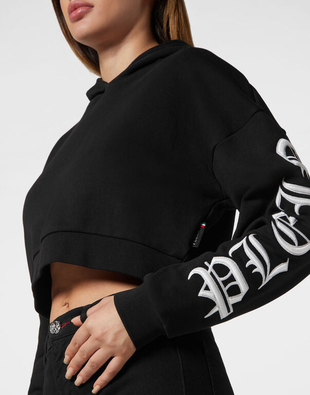 Hoodie sweatshirt Gothic Plein-WJB1743