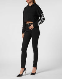 Philipp Plein｜Hoodie sweatshirt Gothic Plein-WJB1743 女款帽T