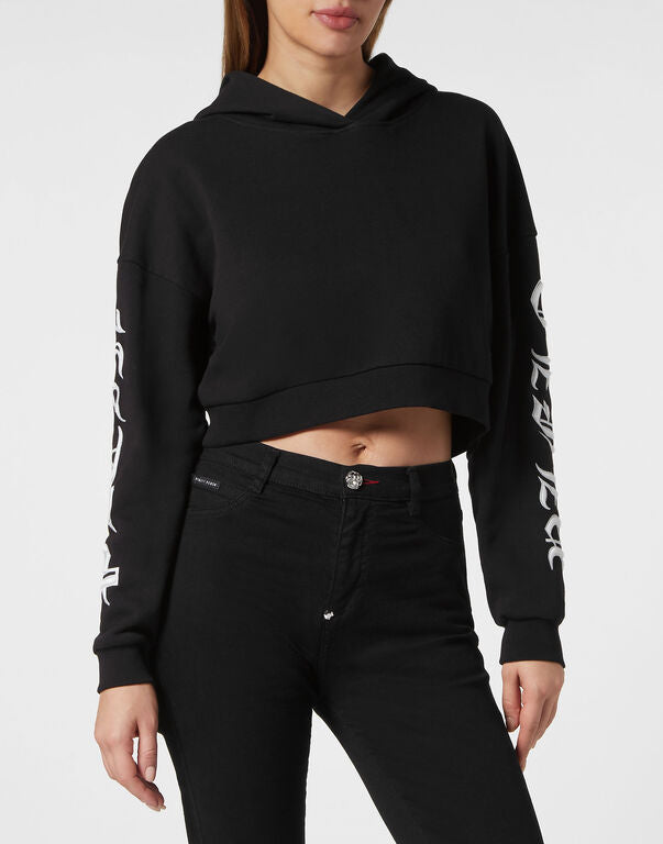 Hoodie sweatshirt Gothic Plein-WJB1743