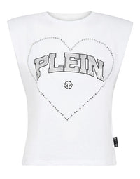 PHILIPP PLEIN Strass Tank top Heart