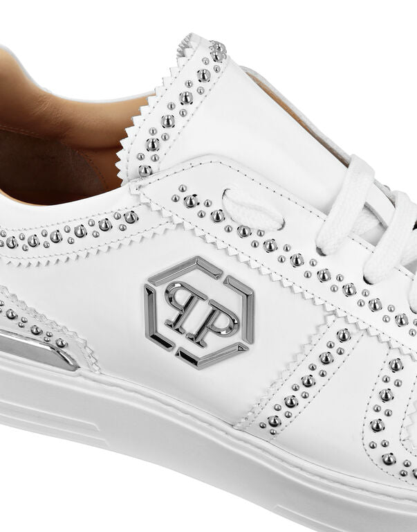 Philipp Plein｜Leather Lo- Top Sneakers 男款運動鞋