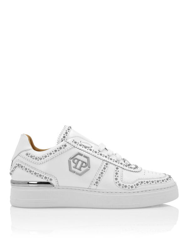 Philipp Plein｜Leather Lo- Top Sneakers 男款運動鞋