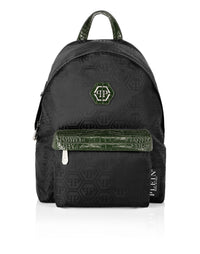 PHILIPP PLEIN Nylon Backpack Monogram