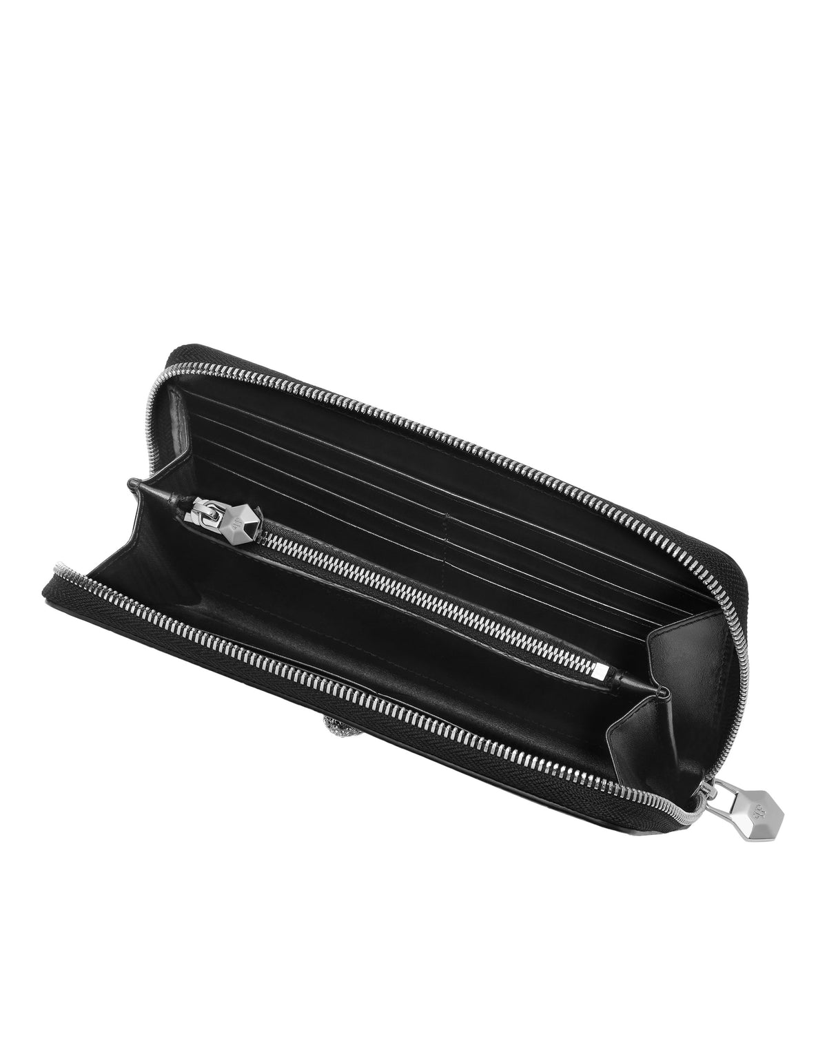 Philipp Plein｜Rounded Zip Wallet Cocco 女款皮夾