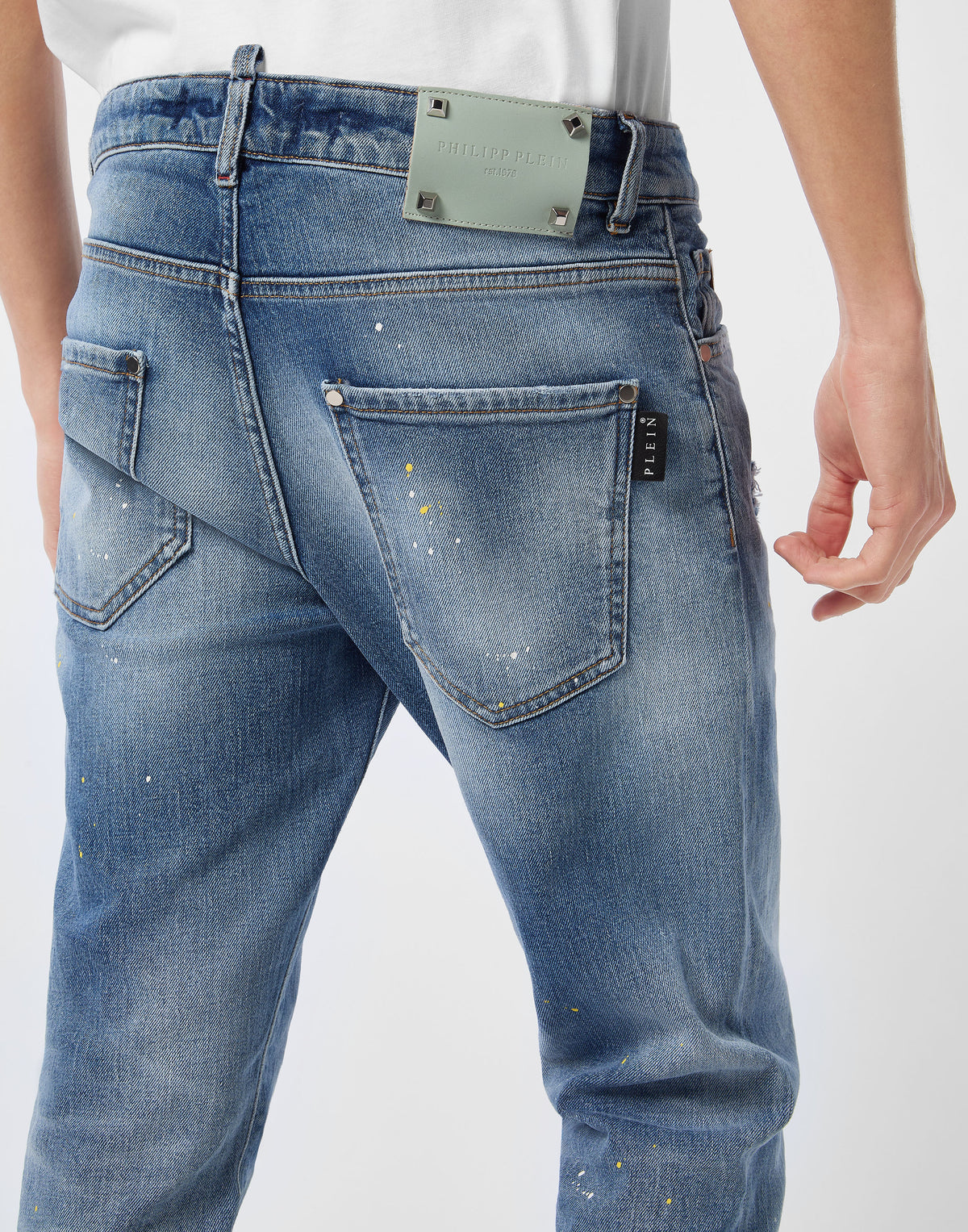 Philipp Plein｜5-Pocket Skinny Jeans PP 男款牛仔褲