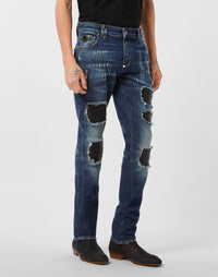 Philipp Plein｜5-Pocket Skinny Jeans PP 男款牛仔褲