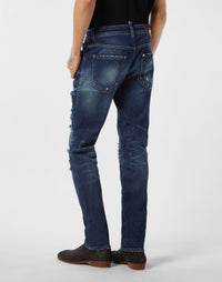 Philipp Plein｜5-Pocket Skinny Jeans PP 男款牛仔褲