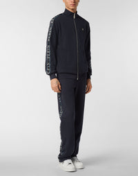 Philipp Plein｜Fleece Tracksuit Jacket Plein Tape 男款運動套裝
