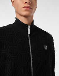 Philipp Plein｜Jacquard Tracksuit Jacket Monogram 男款運動套裝