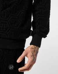 Philipp Plein｜Jacquard Tracksuit Jacket Monogram 男款運動套裝