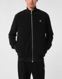 Philipp Plein｜Jacquard Tracksuit Jacket Monogram 男款運動套裝